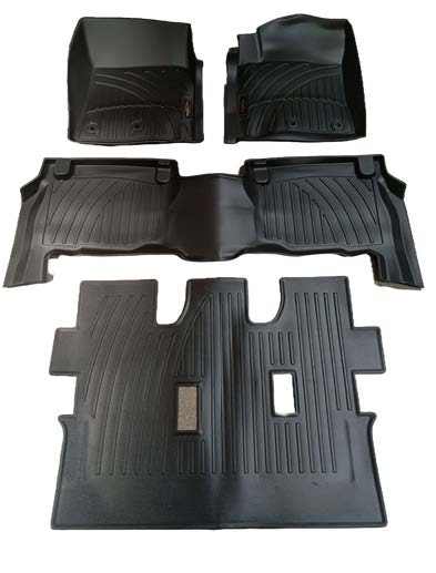 Lexus LX-570 2008-2022, Alfombras de Bandeja AF, 3 filas Rogatech