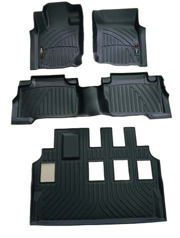 Mitsubishi Montero Sport 4x4 Recta 2016-2025, Alfombras de Bandeja AF, 3 filas, Rogatech.