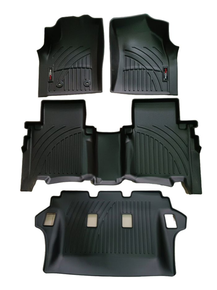 Toyota Fortuner 2016-2025, Alfombrsa de Bandeja AF, 3 filas, Rogatech.