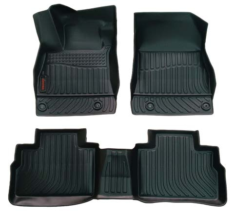 Nissan Sentra 2020-2026, Alfombras de Bandeja AY, 2 filas, Rogatech.