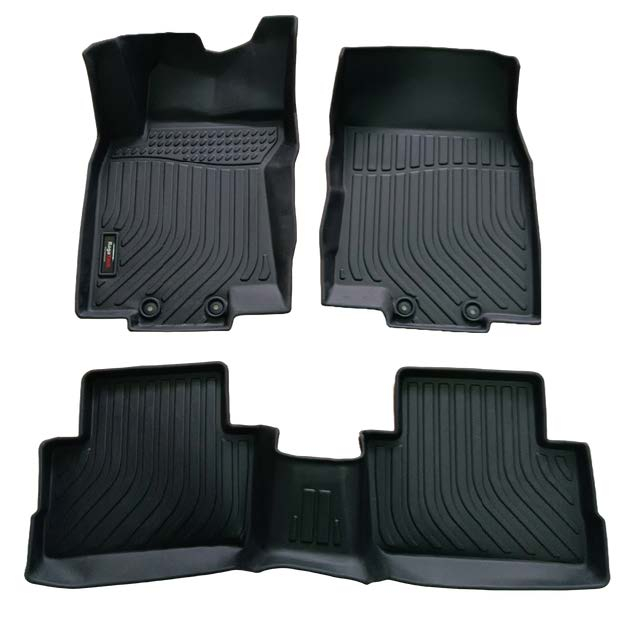 Nissan X-Trail 2014-2021, Alfombras de Bandeja AY, 2 filas, Rogatech.