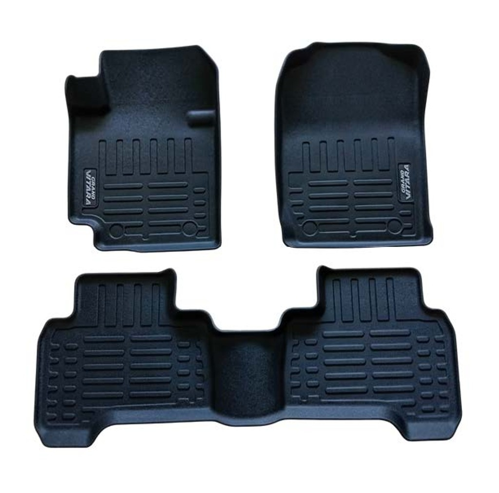 Suzuki Grand Vitara 2006-2024, Alfombras de Bandeja AZ, 2 filas, Rogatech.