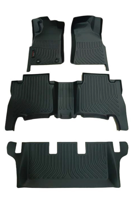 Toyota Fortuner 2007-2015, Alfombras de Bandeja AY, 3 filas, Rogatech.