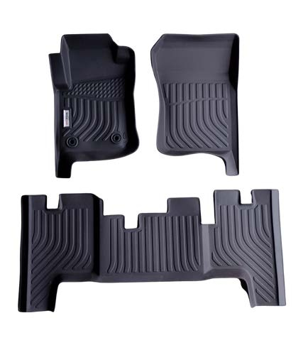 Toyota Land Cruiser, Pick Up de 4 Puertas, 1985-2025, Alfombras de bandeja AY, 2 filas, Rogatech