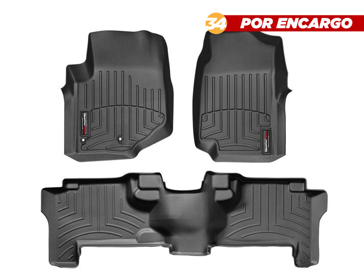 Chevrolet TrailBlazer 2001-2009, Alfombras de Bandeja, 2 filas, WeatherTech.