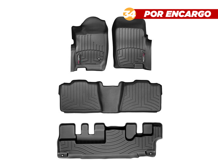 Ford Explorer 2006-2010,  Alfombras de Bandeja, 3 filas, WeatherTech.