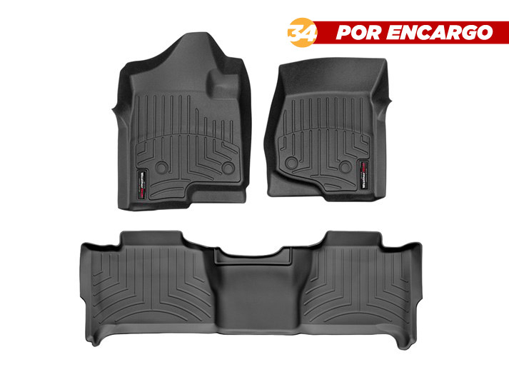 Chevrolet Tahoe 2007-2014, 2 Fila, Alfombras de Bandeja, 2 filas, WeatherTech.