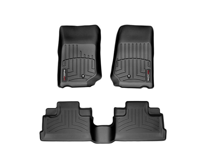 Jeep Sahara de 4 Puertas, 2008-2013, Alfombras de Bandeja, 2 Filas, WeatherTech