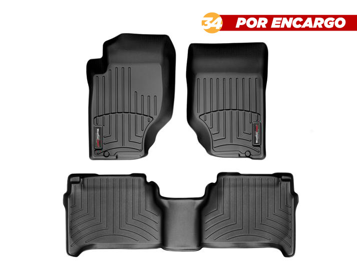 Kia Sorento 2003-2009,  Alfombras de Bandeja, 2 filas, WeatherTech.