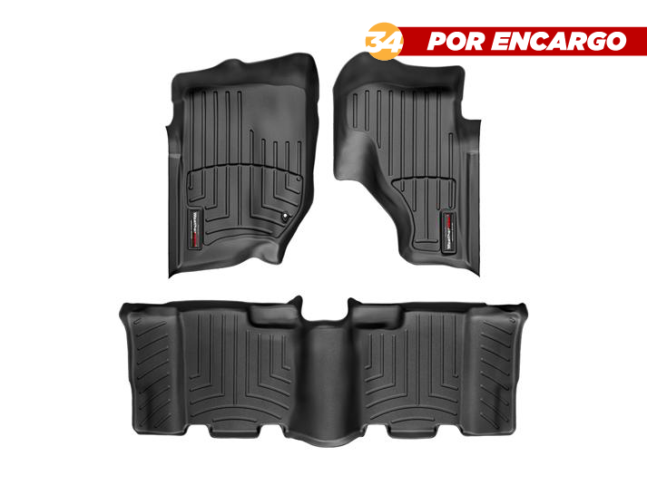 Chevrolet Blazer de 4 Puertas, 1995-2005, Alfombras de Bandeja, 2 Filas, WeatherTech