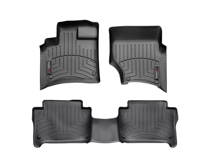 Audi Q7 2007-2015, Alfombra de Bandeja 2 Filas FloorLiner WeatherTech