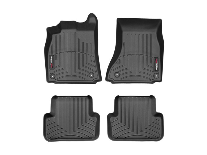 Audi A4 2009-2016, Alfombras de Bandeja Floorliner 2 Filas WeatherTech (Por encargo)