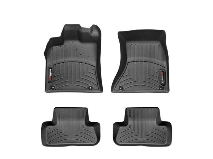 Audi Q5 2009-2017, Alfombras de Bandeja Floorliner 2 Filas WeatherTech (Por encargo)