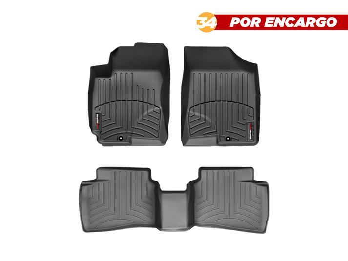 Hyundai Elantra 2007-2010, Alfombra de Bandeja floorliner 2 filas, WeatherTech.