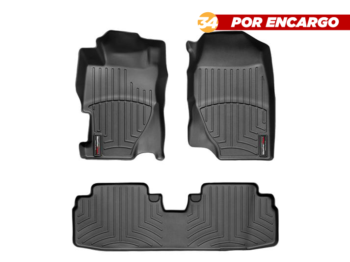Honda Civic 2001-2005, Alfombras de Bandeja, 2 filas, WeatherTech.