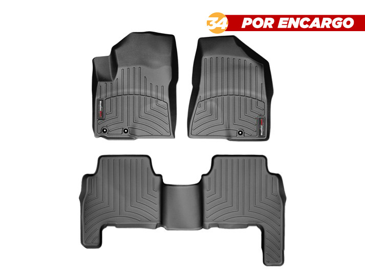 Kia Sorento 2010-2014, Alfombra de Bandeja 2 Filas, WeatherTech.