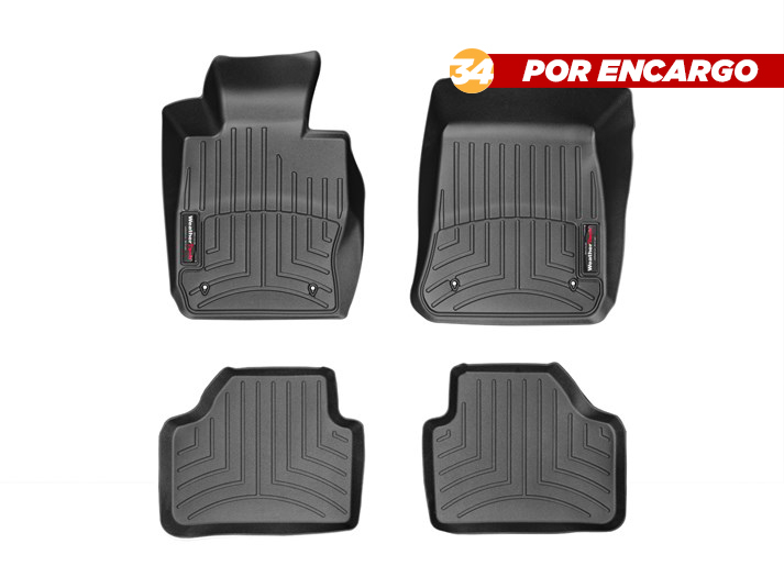 BMW X1 2009-2015, Alfombras de Bandeja FloorLiner 2 Filas WeatherTech (Por encargo)