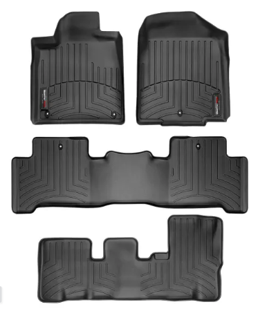 Acura MDX 2007-2013, Alfombras de bandeja, 3 filas, WeatherTech.