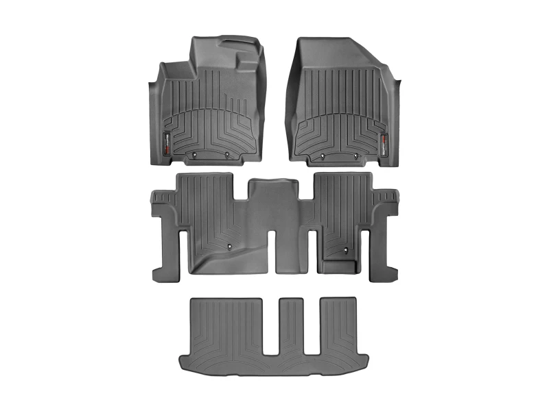 Nissan Pathfinder 2013-2020, Alfombras de Bandeja, 3 filas, WeatherTech