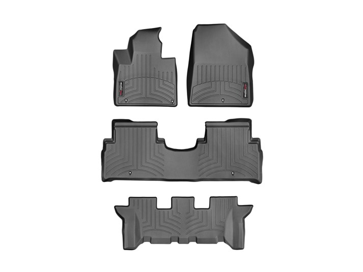 Kia Sorento 2016-2020,  Alfombras de Bandeja, 3 filas, WeatherTech