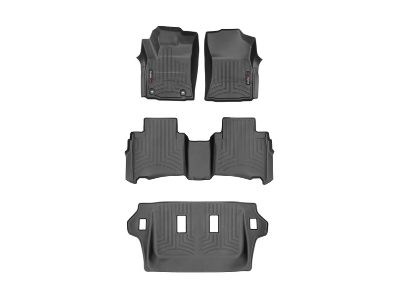 Toyota Fortuner 2016-2025, Alfombras de Bandeja Floorliner, 3 filas, WeatherTech.