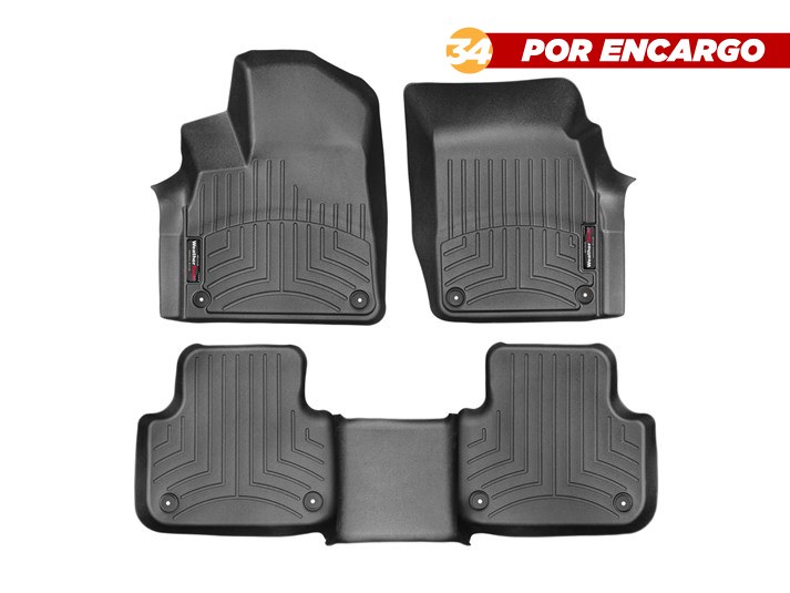 Audi Q7 2016-2023, Alfombra de Bandeja 2 Filas FloorLiner WeatherTech (Por encargo)