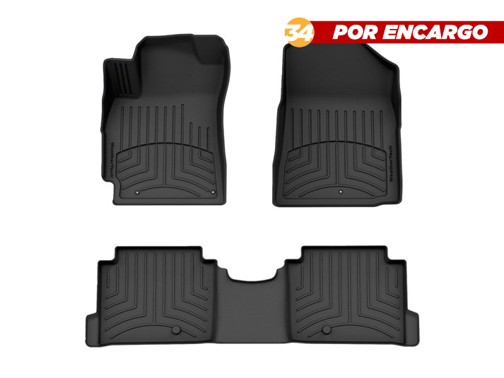 Hyundai Elantra 2017-2020, Alfombra de Bandeja floorliner high performance 2 filas, WeatherTech 