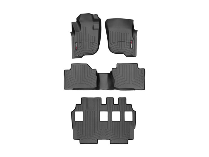 Mitsubishi Montero Sport 2016-2026, Alfombras de Bandeja, 3 Filas, WeatherTech