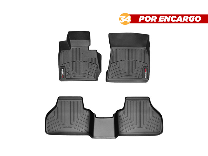 BMW X3 2011-2017, Alfombras de Bandeja FloorLiner 2 Filas WeatherTech (Por encargo)