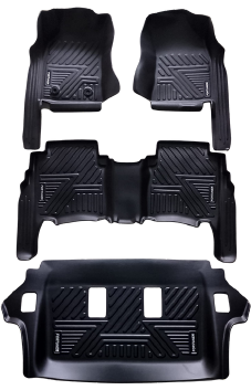 Toyota Fortuner 2007-2015, Alfombras de Bandeja KQ, 3 filas, Rogatech.