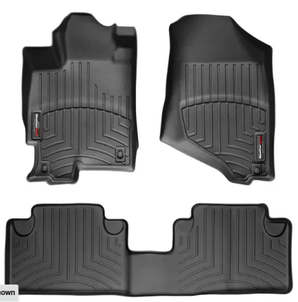Acura RDX 2009-2012, Alfombras de bandeja, 2 filas, WeatherTech.
