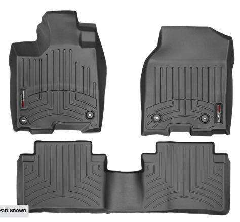 Acura RDX 2013-2018, Alfombras de bandeja, 2 filas, WeatherTech.