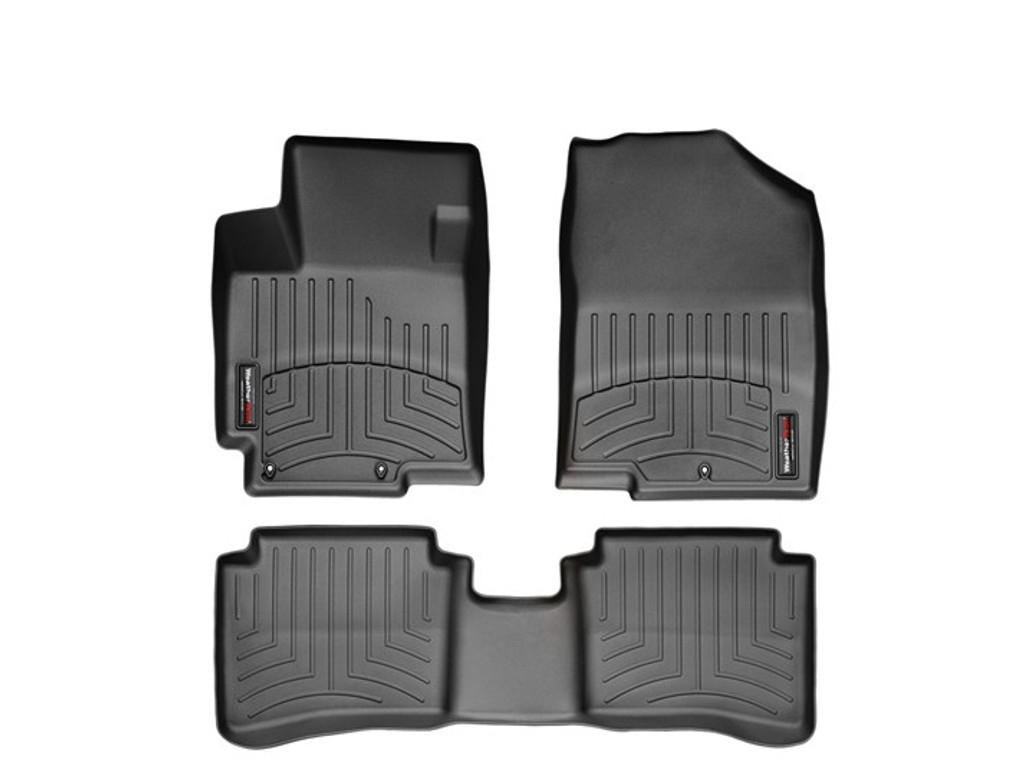Hyundai Accent Blue 2012-2017, Alfombras de Bandeja, 2 filas, WeatherTech.