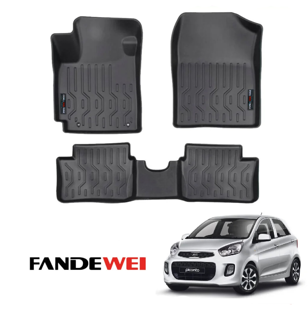 Kia Picanto 2016-2025 Alfombra de Bandeja 2 Filas, Fandewei