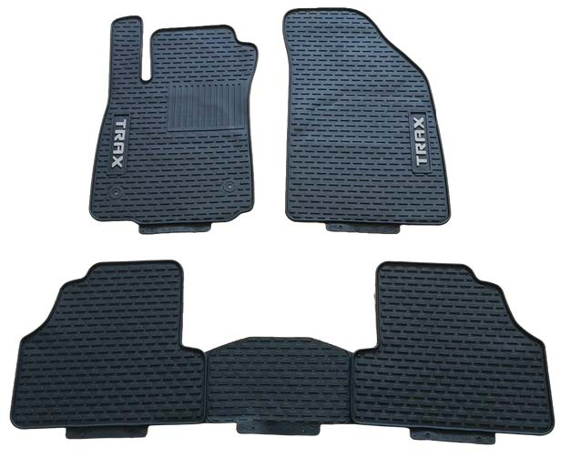 Chevrolet Trax 2013-2021, Alfombras de hule AZ, 2 filas, Rogatech