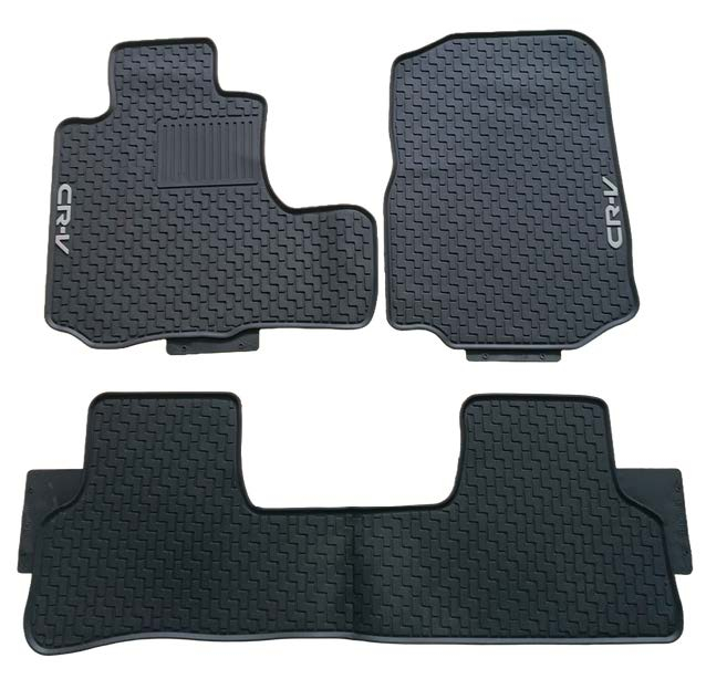 Honda CR-V 2007-2011, Alfombras de hule AZ, 2 filas, Rogatech