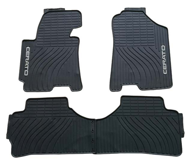 Kia Cerato 2015-2018, Alfombras de hule AZ, 2 filas, Rogatech