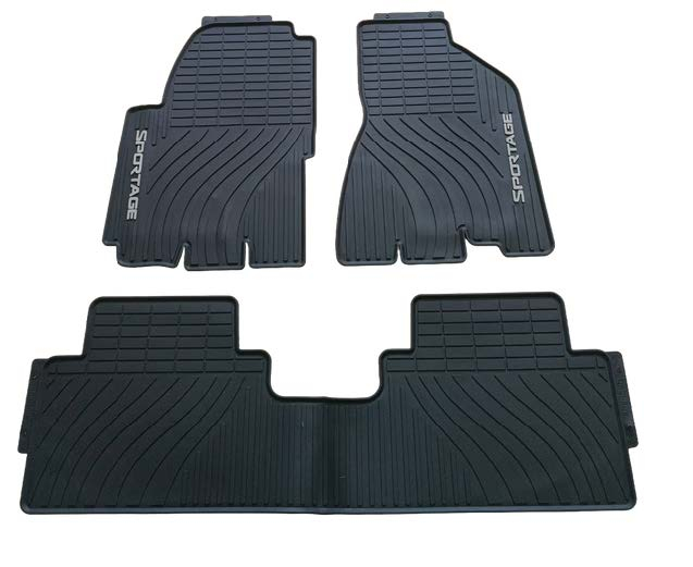 Kia Sportage 2004-2009, Alfombras de hule AZ, 2 filas, Rogatech