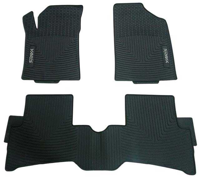 Toyota Yaris 1999-2006, Alfombra de Hule AZ, 2 filas,  Rogatech