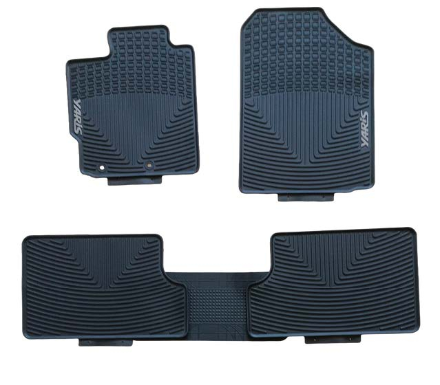 Toyota Yaris 2007-2020, Alfombra de Hule AZ, 2 filas, Rogatech