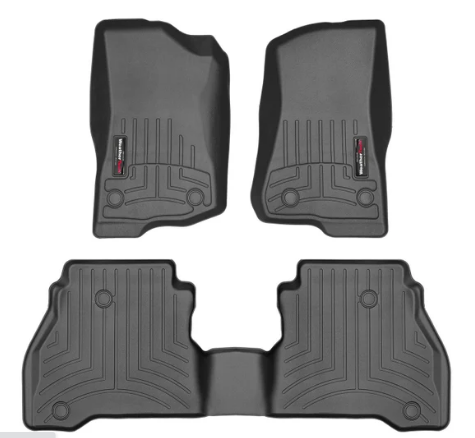 Jeep Gladiator 2020-2026, Alfombras de Bandeja, 2 filas, WeatherTech.