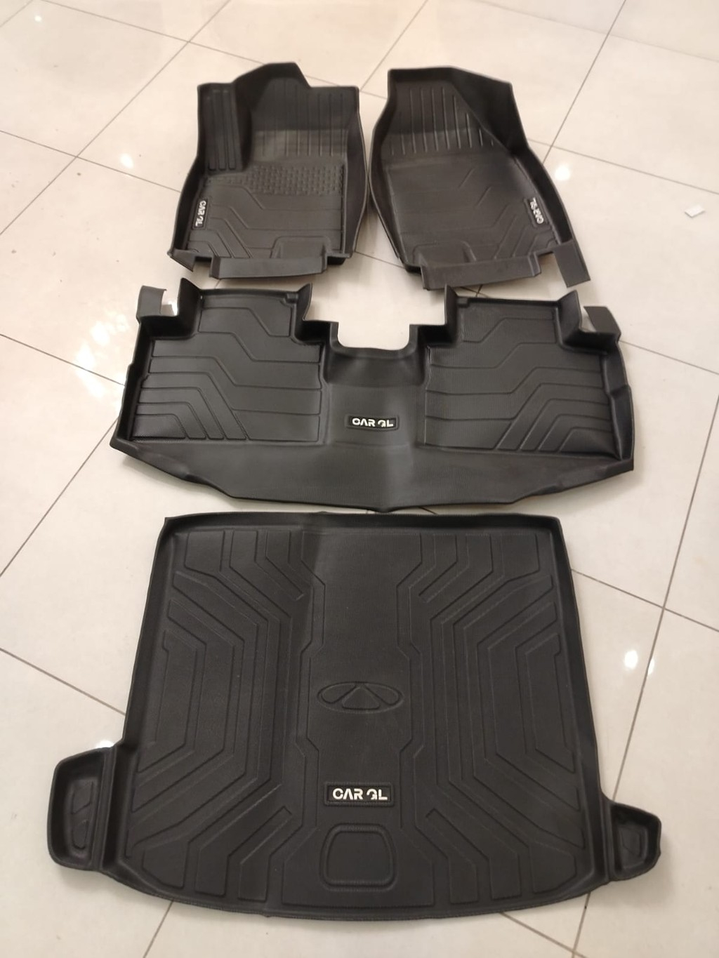 Jetour Dashing 2023-2025, Alfombras de Bandeja, 2 filas y cajuela, EVShoppers.