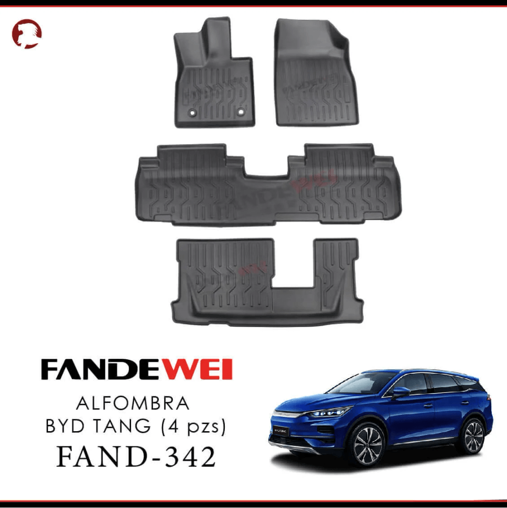 BYD Tang, Alfombras de Bandeja, 3 filas, Fandewei.