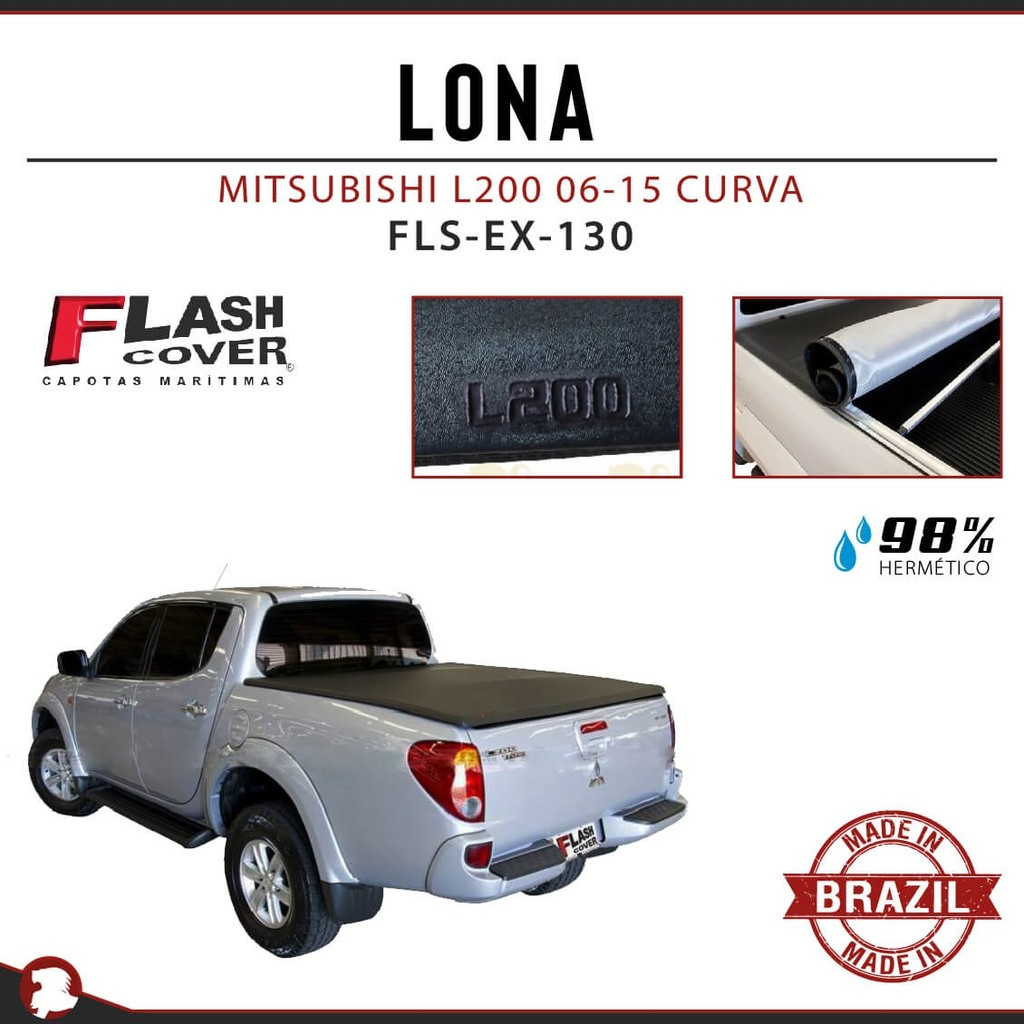 Mitsubishi L200 Sportero 2006-2015, Lona Arrollable, Flash Cover.
