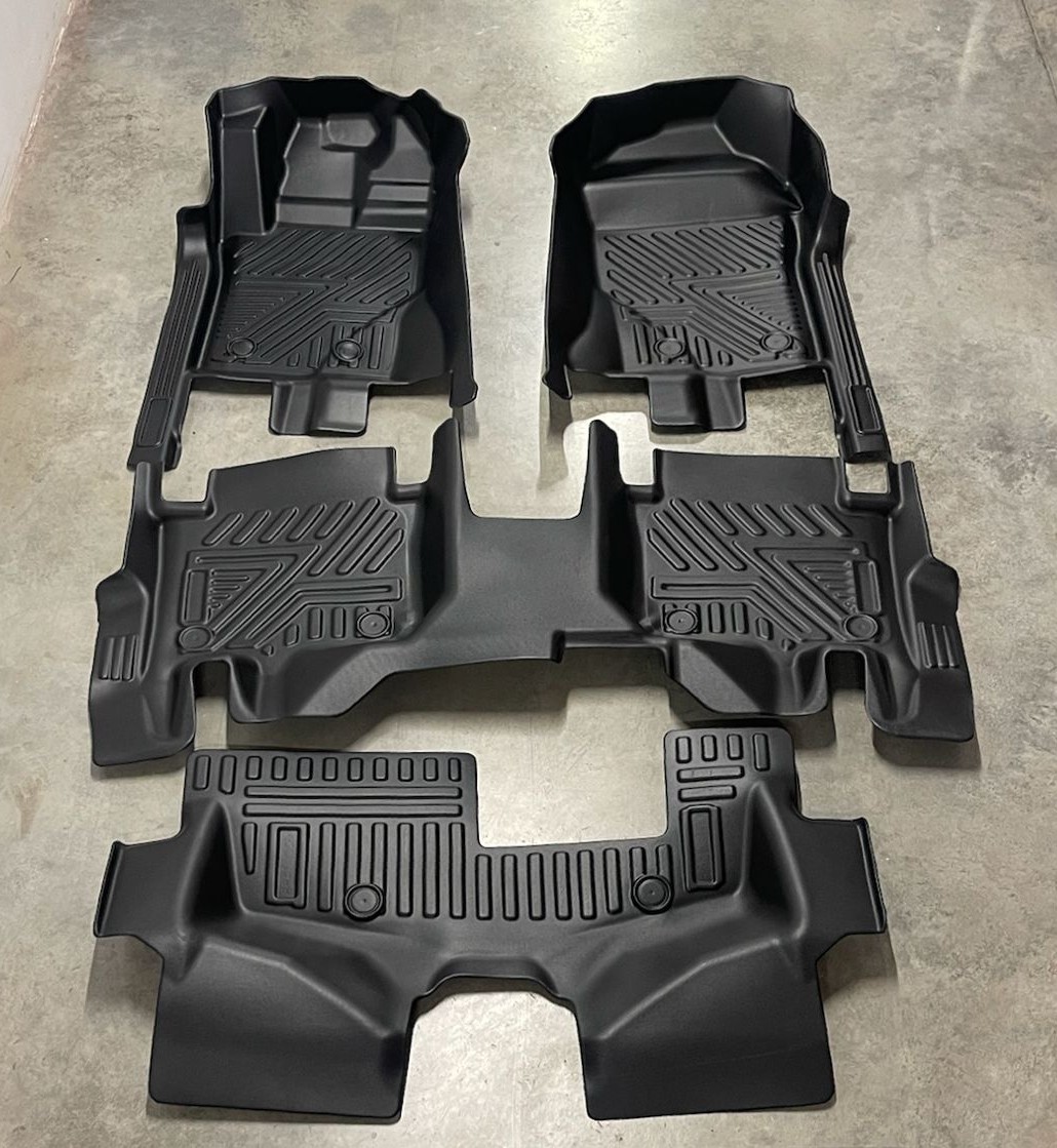 Ford Everest 2023-2025, Alfombras de Bandeja, 3 filas, Oruz.