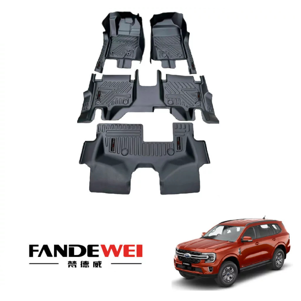 Ford Everest 2023-2026, Alfombras de Bandeja, 3 filas, Fandewei