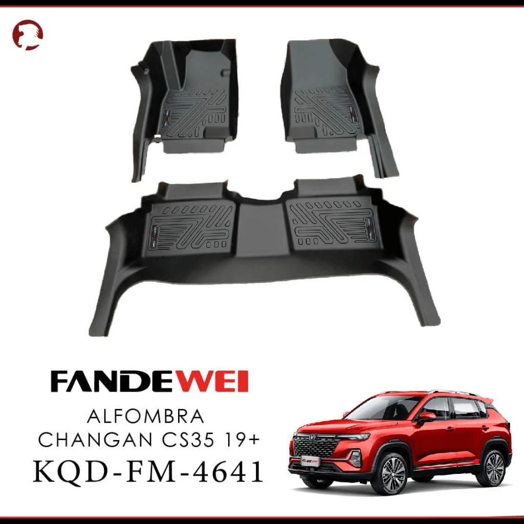 Changan CS35 2019-2025, Alfombras de Bandeja, 2 filas, Fandewei.