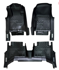 Mitsubishi L200 2025-2026, Alfombras de Bandeja KQ, 2 filas, Rogatech.