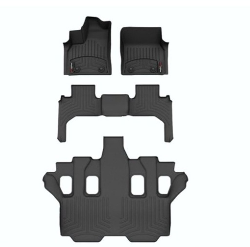 Toyota Land Cruiser Serie 300, 2023-2025, Alfombras de Bandeja, 3 filas, WeatherTech.