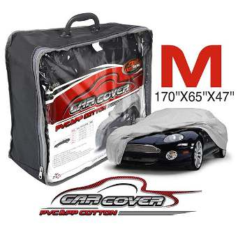 Cobertor para Carro de PVC, Color gris, Talla M (170" x 65" x 47")